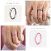 ThunderFit Women's Silicone Stackable Wedding Ring Sets, Silicone Thin Wedding