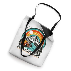 Seek Adventure Graphic | Explore the Outdoors & Camping Fun Tote Bag