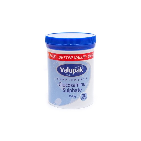 Valupak Glucosamine Sulphate 500Mg Capsules 90's