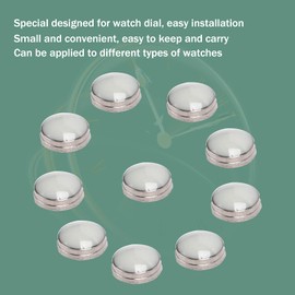 Watch Luminous Dot, 10pcs 2mm Alloy Watch Luminous Bezel Dot, Watch Dial Green Luminous Dot for Watch Decoration, Night Luminous