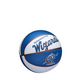 Wilson Mini Basketball Team Retro Washington Wizards Outdoor Rubber Size: MINI