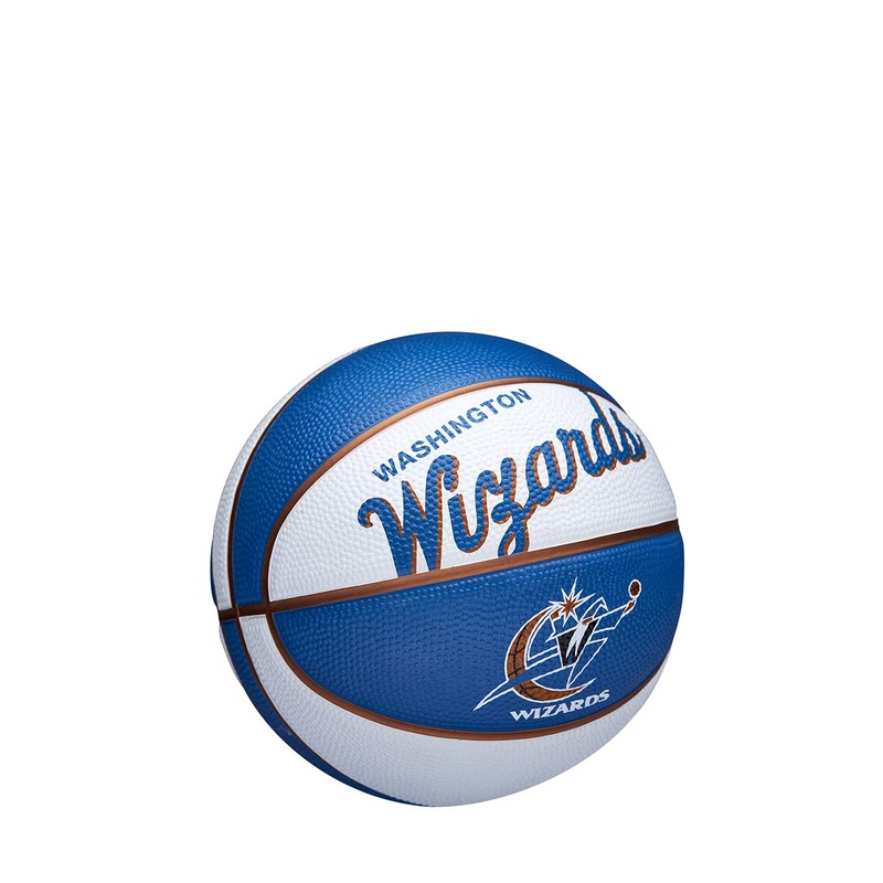 Wilson Mini Basketball Team Retro Washington Wizards Outdoor Rubber Size:
