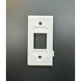 End Switch Plate Cover – White – 3D Printed Replacement for Fleetwood RV – Fits F25-2808, 595200, 10869464 – Made in USA