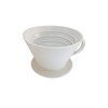 Kalibrera - flat-bottom ceramic pour-over coffee dripper.