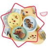 Badabulle Non-Slip Plates Set of 3 Multicoloured