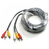 20m Black CCTV Cable with 2RCA and DC 5.5 Power Connector C3463