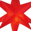 Luminous Star 3D Red 12 Prongs for Hanging Diameter 11