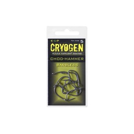 ESP Cryogen Chod Hammer Barbless Hooks: 4
