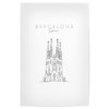 artboxONE Poster 30 x 20 cm Travel Barcelona Sagrada Familia