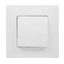 Legrand 396450 NL BL Single Monobloc Switch White