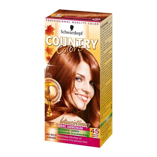 Country Colors Schwarzkopf Country Colors 45 Toskana Autumn Red