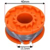 Spares2go 2.5m Line & Spool for McGregor MCT1825 MCT2X1825 18v