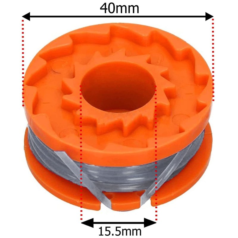 Spares2go 2.5m Line & Spool for McGregor MCT1825 MCT2X1825 18v