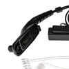 vhbw Headset with push-to-talk microphone suitable for Motorola DP3600, DP3601,