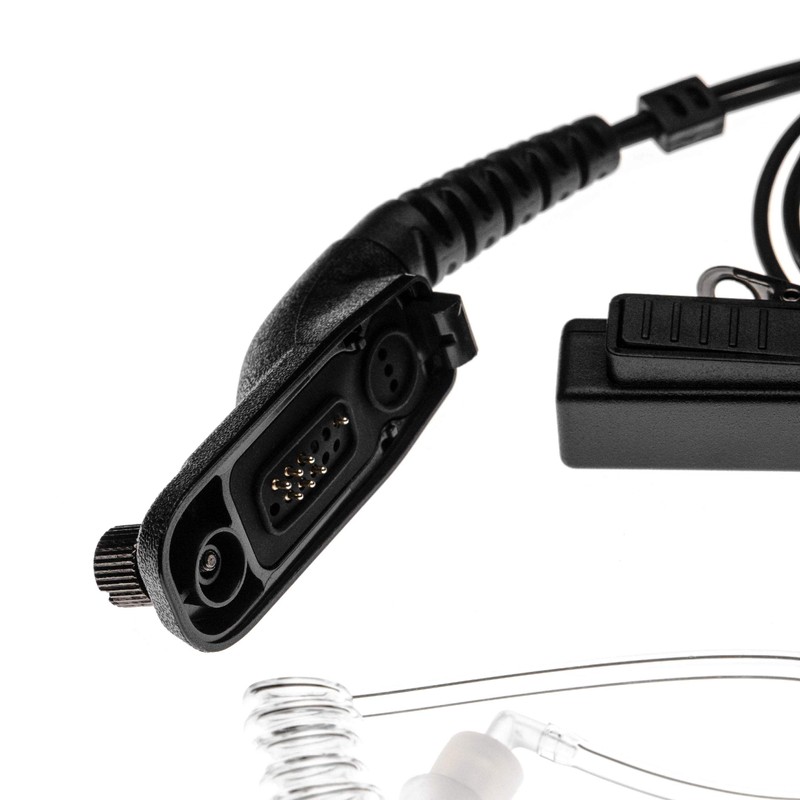 vhbw Headset with push-to-talk microphone suitable for Motorola DP3600, DP3601,