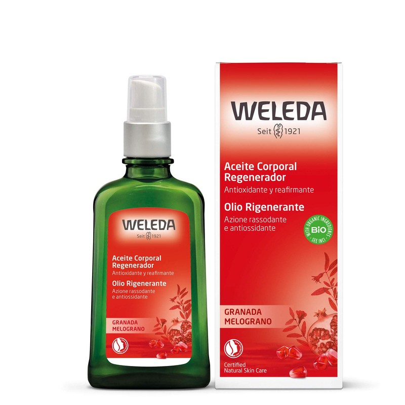 Weleda body oil, pomegranate, 100 ml