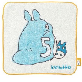 Marushin 1005052600 Mini Towel, Hand Towel, Handkerchief, My Neighbor Totoro 5, 100% Cotton, 100% Cotton, Organic Cotton, Antibacterial, Odor Resistant, Present, Gift, Birthday