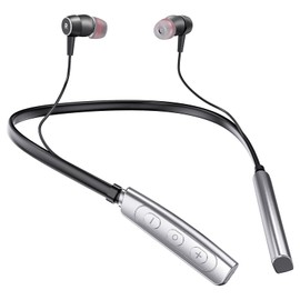 Neckband Hearing Aids, Rechargeable Hearing Amplifier for Adults & Seniors - Noise Canceling, 2 Modes, 5 Volume Levels, No Whistling