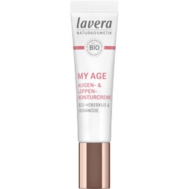 lavera My Age Eye & Lip Contour Cream - Reduces Lines & Wrinkles - Firms Eye & Lip Contours of Mature Skin - Vegan - Natural Cosmetics - 15 ml