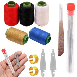 37PCS Sewing Tool Set, Needles Thread Hand Repair Tools, Multi-Purpose Needle and Thread Kit, Sewing Kit Gifts for Women