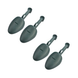 WAJJ 2 Pairs Plastic Shoe Tree Stretcher Shaper for Men Adjustable Length Shoes Boot Holder Shaper Support(Green Men)