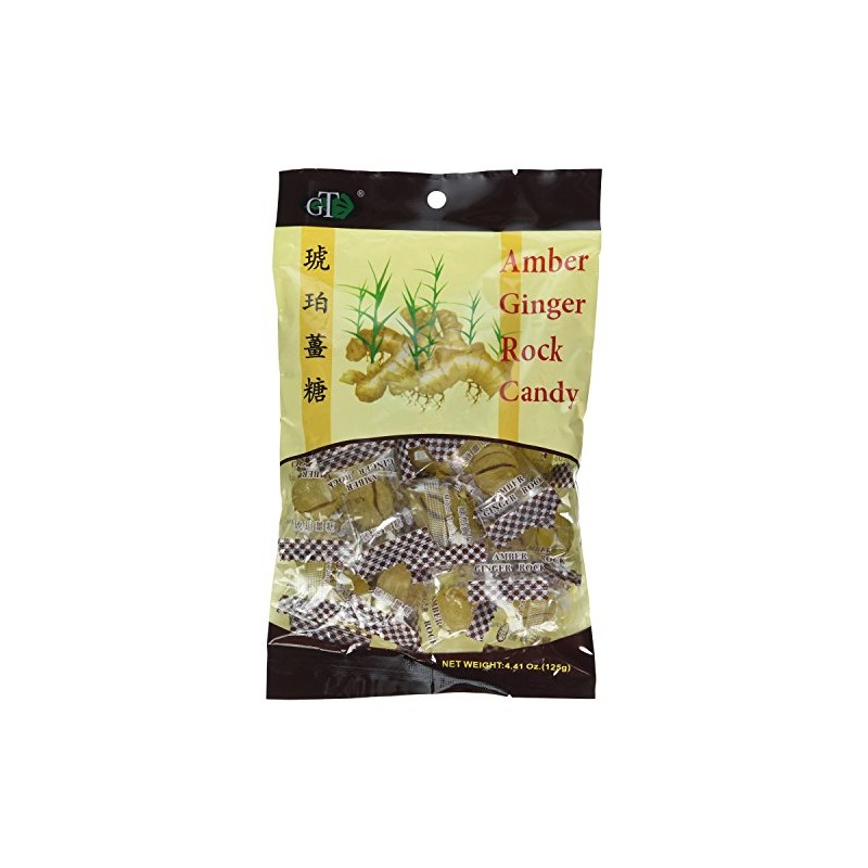 Amber Ginger Rock Candy (8-Pack)