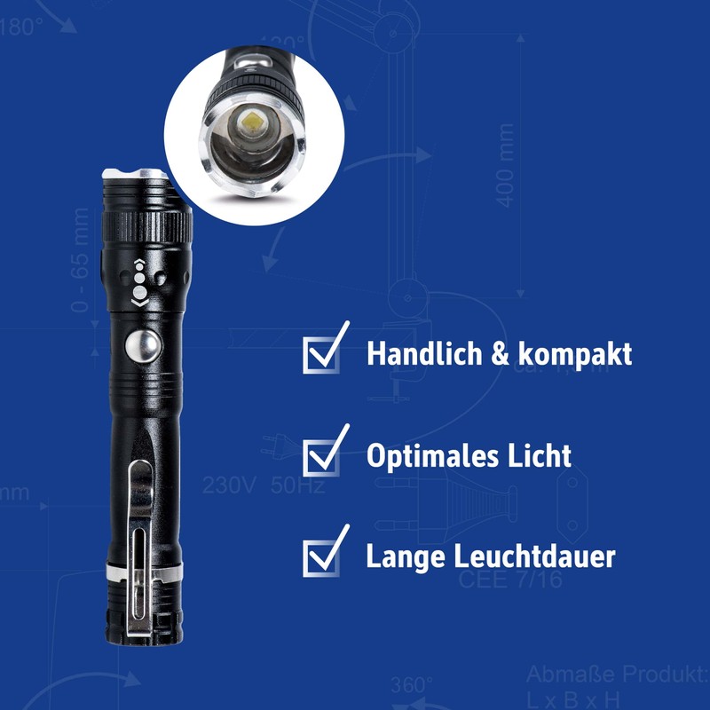 Maul Luna LED Torch - Robust and Outdoor LED Torch