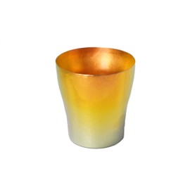 Horie T15KM250G08 T15KM250G08 Gradient Titanium Double Layer Tumbler, Rei Hua Titanium, 8.5 fl oz (250 cc), Moon TSUKI Gold