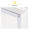 Eurohome 100% Blackout Skylight Roller Blind, No Drilling, Sun Protection,