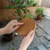BambooMN Finger Labyrinth for Meditation and Prayer - 6" Diameter
