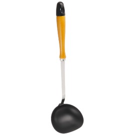 Wahei Freiz GC-060 Kitchen Tool GC-060 Wooden Handle Nylon Ladle, Made in Japan