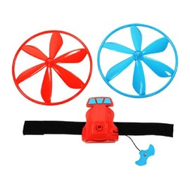 Handcopter, flying disk for the back of the hand with 2 large flight discs