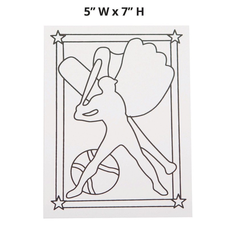 Sand Art Boards 5"x7" - Sports