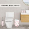 Bathroom Accessory Set 6 Piece red Cherry Pattern Cherry Pattern
