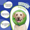 LETSQK Dog Cone Collar After Surgery, Adjustable Dog Recovery Cone