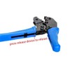 Coax Cable Crimper with 5pcs UHF Male PL259 Crimp on