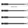 Set of 4 100 mm Inner Hexagon Screwdriver Set, Electric