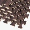 Forest Floor 3/8 Inch Thick Printed Foam Tiles, Premium Wood