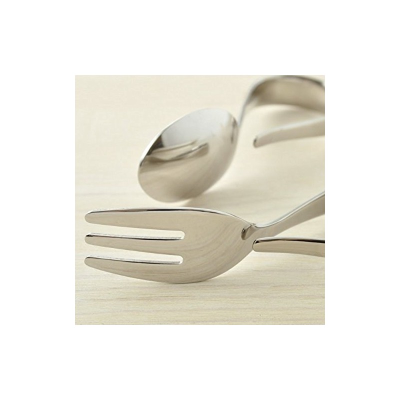 High Mulberry Metal Baby Spoon & Baby Fork