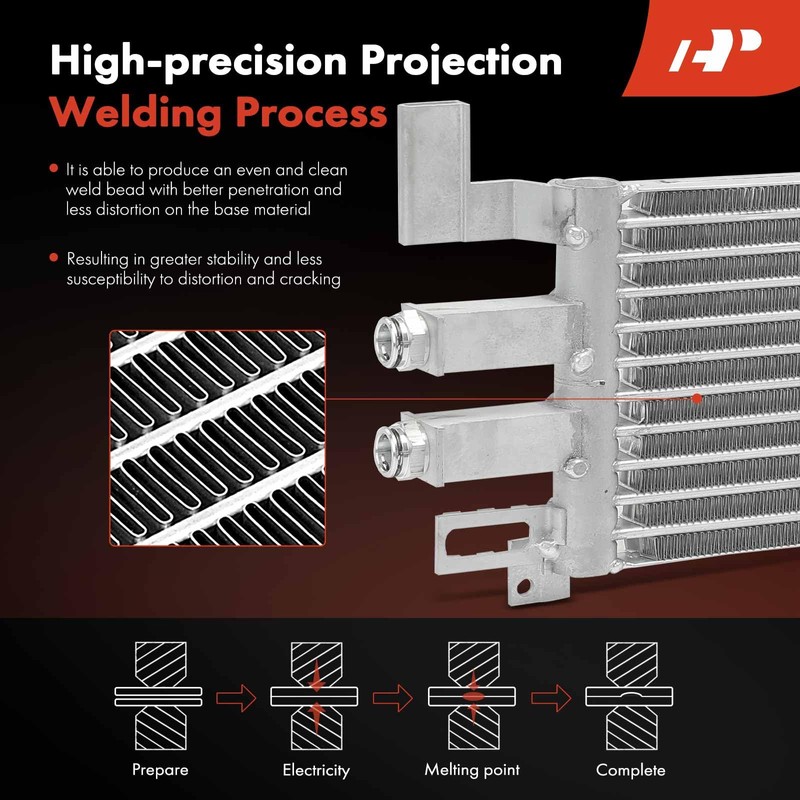 A-Premium Automatic Transmission Oil Cooler Compatible with Jeep Renegade 2015-2018