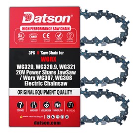 6" Replacement Chain for JawSaw, 6" Replacement Chain for Worx WG320 / WG320.9 / WG321 / WG307 / WG308 Chainsaw