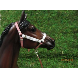 Jaapi SHORTCAKE halter w/chain lead-fit Breyer traditional, not for real horses
