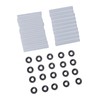Garage Door Hinge Quiet Roller Sleeves 20Sets, 11mm ID 80mm