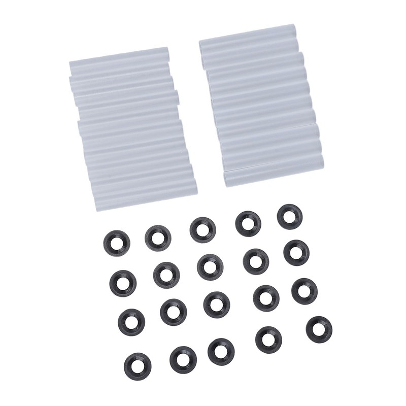 Garage Door Hinge Quiet Roller Sleeves 20Sets, 11mm ID 80mm
