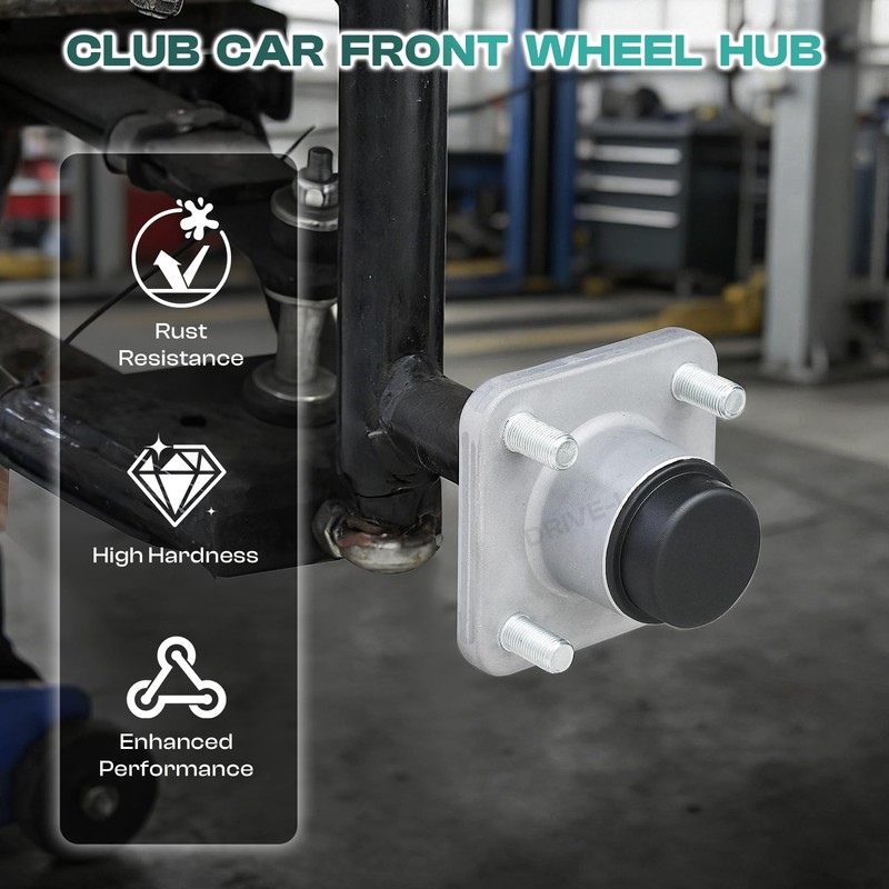 Drive-up Club Car Front Wheel Hub Assembly with Bearings for