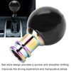 Shift Knob Acrylic Black Color Ball Shape with 3 Plastic