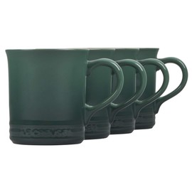 Le Creuset Stoneware Set of 4 Mugs, 14 oz. each, Artichaut