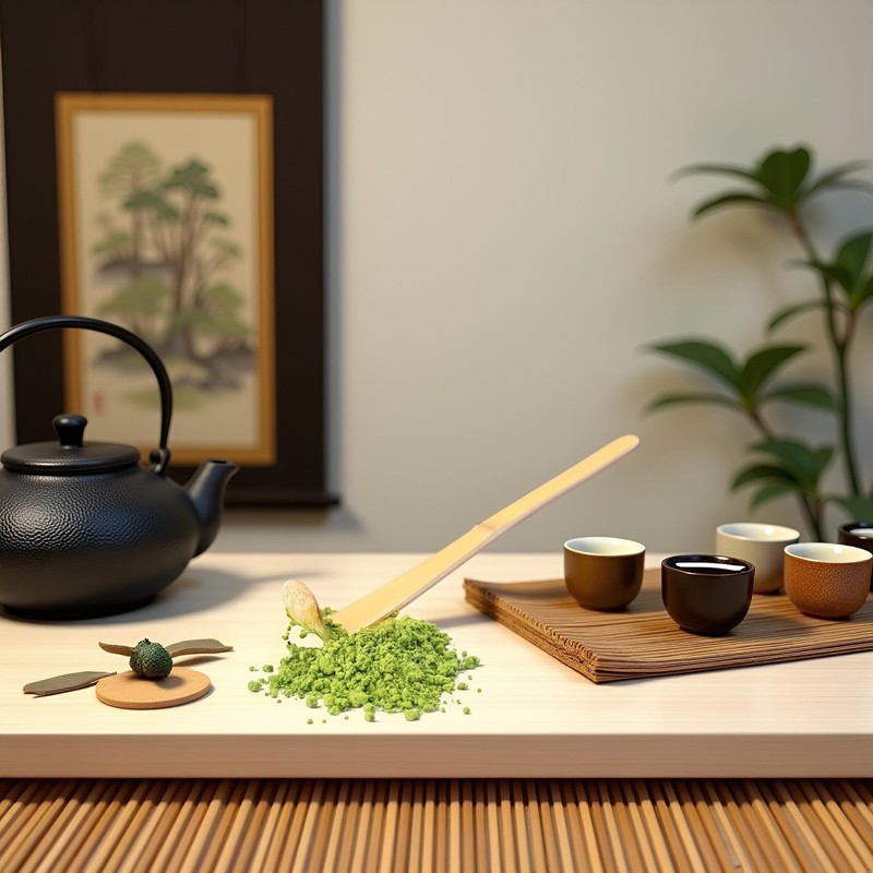 18cm Japanese Tea Scoop - Handmade Bamboo Matcha Spoon for