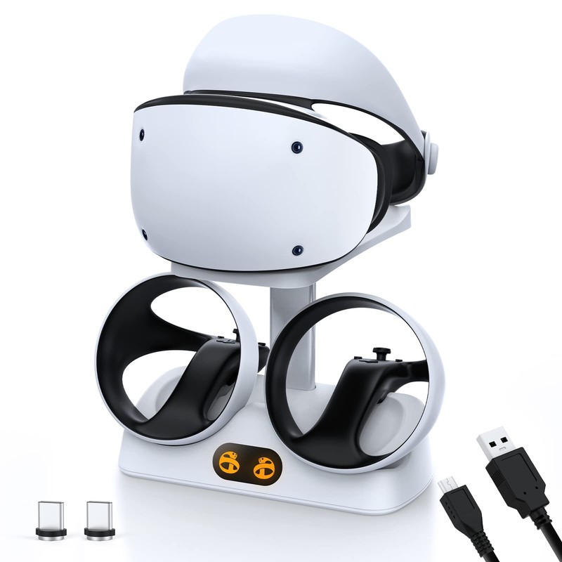 NexiGo Controller Charging Station for PSVR2, Dual Fast Charger Dock