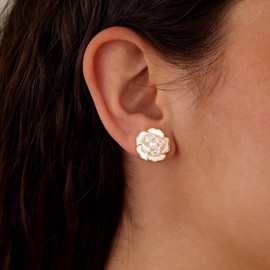 Clip On Earrings for Women 925 Sterling Silver Dangle Hypoallergenic Handmade Leverback Dangle Spiral Dangle Drop Earrings for Women Silver/Gold Plated, Large, Copper, No Gemstone